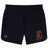 Aging Alabama Rugby Players Women’s Elite Woven Short by Canterbury featuring a logo of the state of Alabama with a grim reaper graphic and the text “HARD.”.