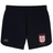 Black Legion Academy Women’s Elite Woven Short by Canterbury, featuring the Legion Academy logo on the right leg and a brand logo on the left.