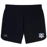 The SWFL Lady Hammerheads Women's Elite Woven Short by WRS Canterbury features a small "Canterbury" logo on the left leg and a "Southland Hammerheads" team logo on the right, perfect for training or workouts.
