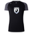 The South Orange County Raptors Women’s Elite Training Tee by Canterbury from WRS Canterbury features a black design with dark gray short sleeves and a striking “South Orange County Raptors Rugby” crest displaying a raptor and waves on the chest. Made from moisture-wicking fabric, this workout top keeps you cool and comfortable during training or while supporting your team from the sidelines.