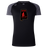 Aging Alabama Rugby Players Women’s Elite Training Tee by Canterbury featuring a black graphic of the state of Alabama containing a red devil with a scythe and the text “HARD”.
