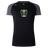 Rock Rugby Women’s Elite Training Tee by Canterbury in black moisture-wicking fabric with grey raglan sleeves and a green “Rock Rugby Lions” chest graphic.