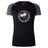 Introducing the Society of Iowa Rugby Referees Women’s Elite Training Tee by Canterbury, from WRS Canterbury. This black and dark gray breathable athletic top features a “Society of Iowa Rugby Referees” logo accented with pink flowers on the chest. Designed for optimal comfort and performance, this elite training tee is a perfect addition to any women’s workout shirt collection.