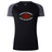 The Santa Rosa Youth Rugby Women’s Elite Training Tee by Canterbury from WRS Canterbury is a black athletic shirt with gray sleeves, adorned with a red rose and the text “Santa Rosa Youth Rugby” on the chest. Made from lightweight, moisture-wicking fabric, this elite training tee is designed to keep you comfortable during every workout.
