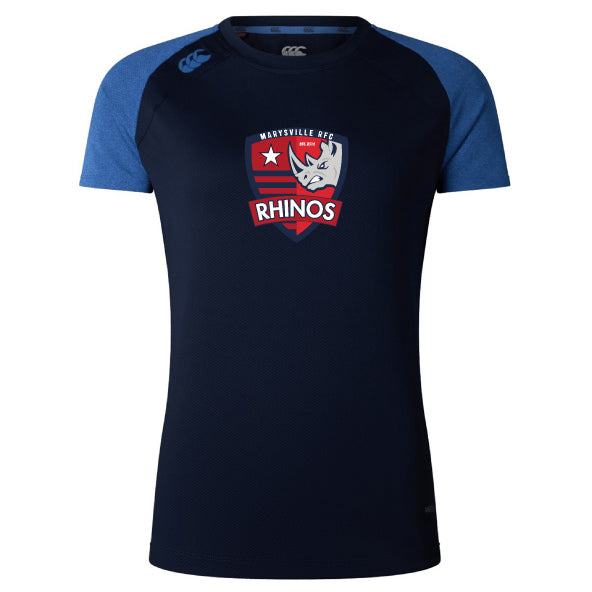 Marysville Rhinos Women's Elite Training Tee by Canterbury