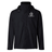 A Highlanders Rugby NC Elite Storm Jacket by EMB Canterbury, in black, featuring a hood and the Highlanders Rugby logo on the left chest, designed with Vaposhield performance for ultimate waterproof protection.