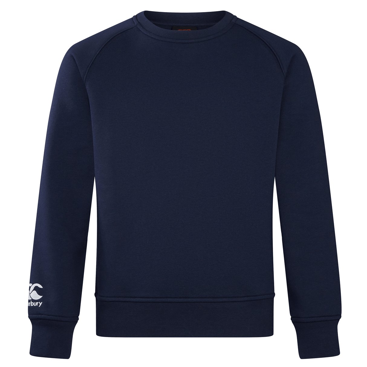A Canterbury Club Crew Sweatshirt with white logo.