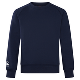 A Canterbury Club Crew Sweatshirt with white logo.