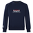 The USA Para Powerlifting Club Crew Sweatshirt by WRS Canterbury features “USA PARA POWERLIFTING” and a barbell graphic on navy blue, with a CCC logo on the sleeve in classic Canterbury style.