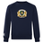 The Old Man Rivah Rugby Club Crew Sweatshirt by WRS Canterbury is a navy blue ultra-soft crew featuring a lion and shield crest with "OLD MAN RIVAY" and "MORE GUAM CIGARS" text, inspired by Canterbury's classic comfort.
