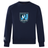 The Minneapolis Mayhem Rugby Club Crew Sweatshirt by Canterbury from WRS Canterbury features a navy blue ultra-soft sweatshirt fabric, a bold “Minneapolis Mayhem Rugby” logo across the chest, and an embroidered CCC logo on the left sleeve.