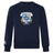 The Milwaukee Barbarians Rugby Club Crew Sweatshirt by Canterbury features the club crest on the chest and an embroidered CCC logo on the soft left sleeve. Brand: WRS Canterbury. Navy blue color.