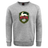 Introducing the RVA T.R.C. Club Crew Sweatshirt by Canterbury, a gray ultra-soft sweatshirt from WRS Canterbury. This classic crewneck features a front-center patch with an embroidered running rabbit, “RVA,” and “Richmond, VA” for stylish detail and local pride.