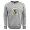 The Hornets Rugby Club 1977 Club Crew Sweatshirt by Canterbury features a hornet graphic and the text "hornets RUGBY CLUB 1977" on the front. This ultra-soft gray sweatshirt, from WRS Canterbury, is finished with an embroidered CCC logo for a classic and comfortable look.