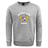 Ultra soft grey Mother Lode Club Crew Sweatshirt by Canterbury featuring a graphic of two crossed pickaxes and a rugby ball with the text “MOTHER LODE RUGBY.”