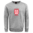 Ultra-soft grey Legion Academy Club Crew Sweatshirt by Canterbury featuring a red “LEGION SD ACADEMY” emblem on the chest.