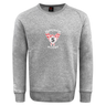 The WRS Canterbury Superior Rugby Club Crew Sweatshirt is an ultra-soft gray crewneck featuring "Superior Rugby" and a winged "S" logo on the chest, inspired by classic Canterbury designs.