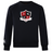 The navy Southern Pines Youth Rugby Club Crew Sweatshirt by WRS Canterbury features an "SP" crest with a rugby ball, "Southern Pines Youth Rugby," an embroidered CCC logo, and a white sleeve logo.