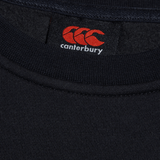 A Canterbury Club Crew Sweatshirt with a logo on it.