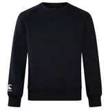 A Canterbury Club Crew Sweatshirt with white text.