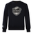Navy blue ICRON Club Crew Sweatshirt by Canterbury featuring a long-sleeved crew neck and a central shield graphic with a rugby ball.