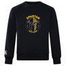 The Spartan Youth Rugby Club Crew Sweatshirt by WRS Canterbury features a Spartan helmet and "SPARTAN Youth Rugby" on the chest, plus an embroidered CCC logo on the left sleeve.