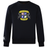 The Winchester Cannons Club Crew Sweatshirt by WRS Canterbury is a navy blue ultra-soft sweatshirt with a multicolored crest on the front and an embroidered CCC logo on the left sleeve, combining comfort and style.