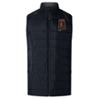 Black Aging Alabama Rugby Players Elite Microlite Gilet by Canterbury featuring an Alabama state outline logo with a mascot figure.