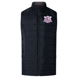 Black Western Carolina University Elite Microlite Gilet by Canterbury featuring a Western Carolina Rugby emblem on the left chest.