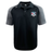 The SWFL Lady Hammerheads Elite Polo by WRS Canterbury is a black and gray short-sleeve shirt featuring the "Hammerheads" logo on the chest, "CCC" on the shoulder, and Vapodri fabric for superior moisture wicking and comfort.