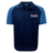 The USA Para Powerlifting Elite Polo by EMB Canterbury features navy and light blue Vapodri fabric, lightweight durable construction, a "USA Para Powerlifting" logo on the left chest, and a "CCC" logo on the right shoulder.
