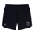 Cypress Warriors Men's Rugby Elite Woven Shorts by EMB Canterbury feature a small Canterbury logo on the left leg and a purple Cypress Warriors team emblem on the right leg.