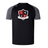 The Southern Pines Youth Rugby Elite Training Tee by WRS Canterbury is a black and gray jersey featuring a red and white "SP" shield logo with a rugby ball. It embodies Southern Pines Youth Rugby's spirit and offers the comfort of lightweight, durable Vapodri fabrics akin to those in Canterbury's Elite Training Tees.