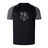 The Cypress Warriors Men's Rugby Elite Training Tee by WRS Canterbury is a black short-sleeve Vapodri tee with gray shoulders, featuring a front warrior graphic and "Cypress Warriors Men's Rugby" logo.