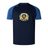 The Old Man Rivah Rugby Elite Training Tee by WRS Canterbury is a navy tee with blue sleeves, gold details, and a lion crest. Made from Vapodri fabric, it's lightweight, durable, and keeps you cool and comfortable during workouts.