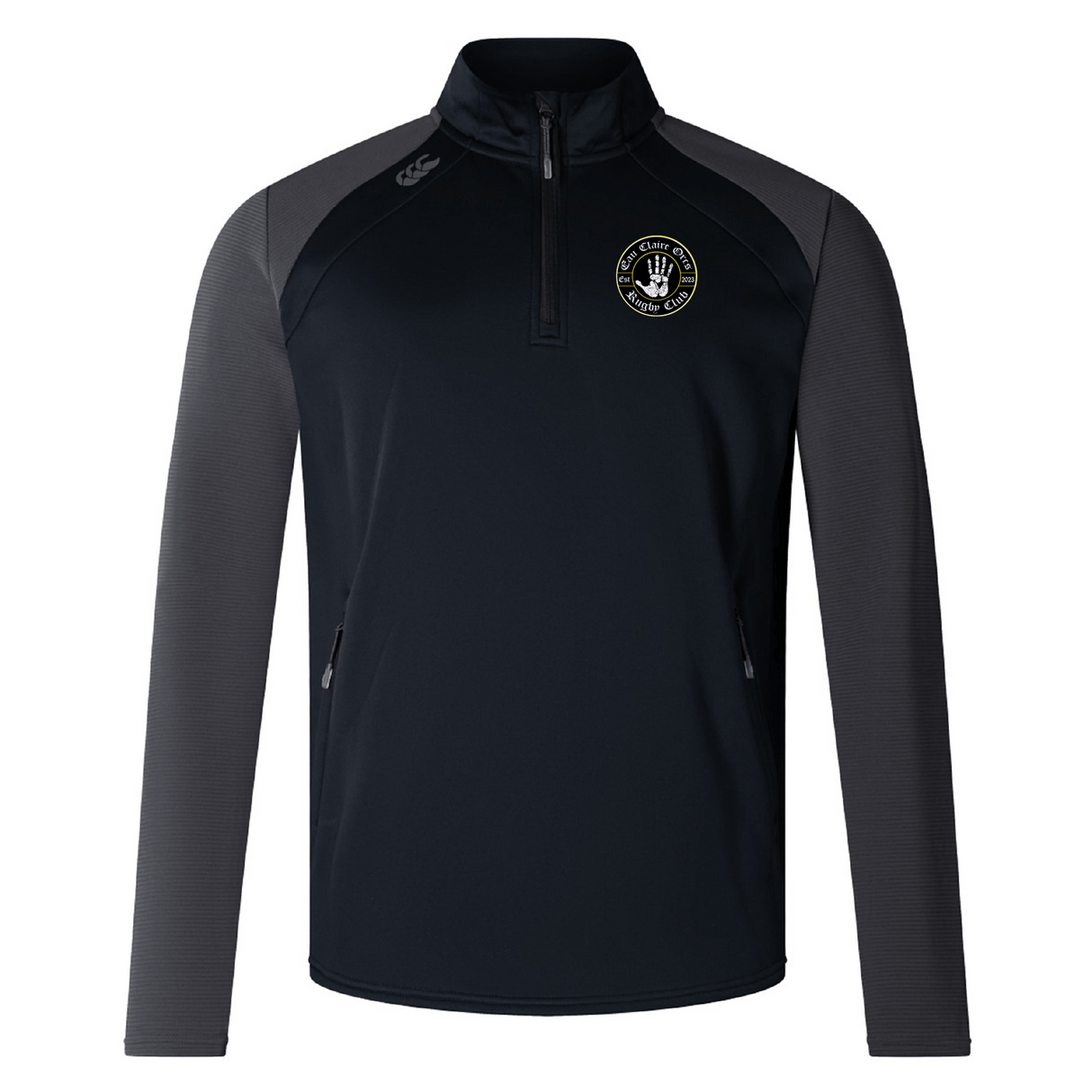 Eau Claire Orcs Elite 1/4 Zip Top by Canterbury