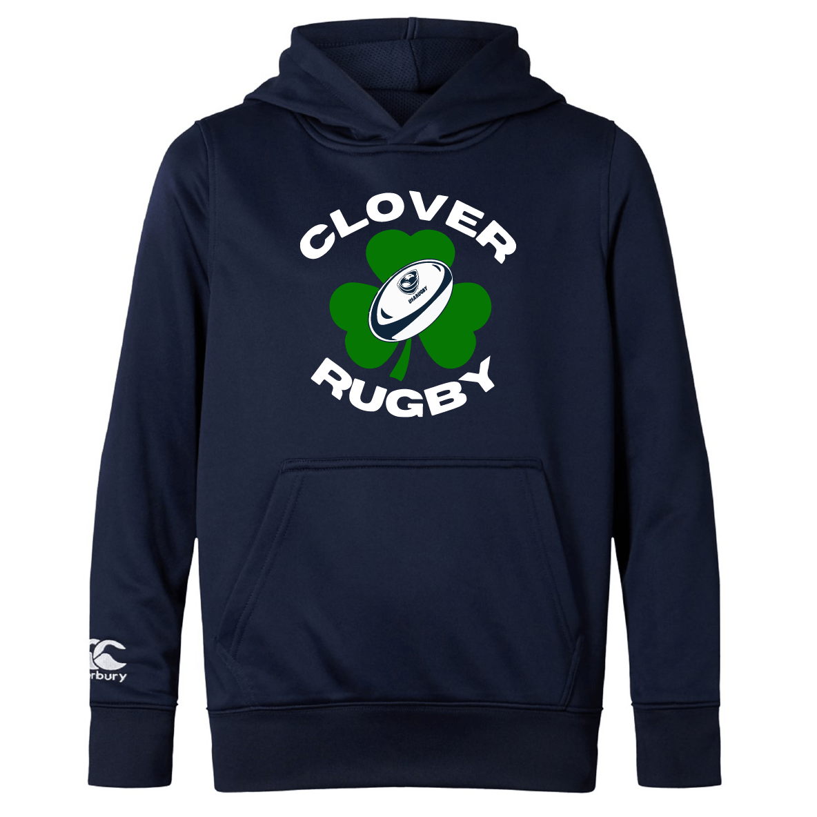 Clover Blue Eagles Rugby Club Lightweight Hoodie by Canterbury