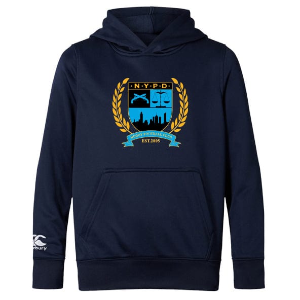 New York Police Dept. Rugby Club Lightweight Hoodie by Canterbury