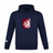 The Montgomery Bucks Griffins Club Lightweight Hoodie by Canterbury is a navy blue, lightweight hoodie with front pouch pocket, maroon and white MBRFC lion logo on the chest, and Canterbury branding on the left sleeve. Brand: WRS Canterbury.