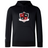 The WRS Canterbury Southern Pines Youth Rugby Club Lightweight Hoodie is black, featuring a shield design on the front, adjustable drawstrings, and a comfy polyester hood—ideal for fans.
