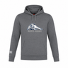 Lightweight gray University of New Hampshire Club Lightweight Hoodie by Canterbury featuring a wildcat mascot logo and “MEN’S RUGBY” text on the chest.