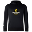 The Chicago Riot Club Lightweight Hoodie by WRS Canterbury is a custom, black lightweight hoodie featuring a yellow and white "Chicago Riot Rugby Football Club" chest logo and a small white logo on the left sleeve for comfort and style.
