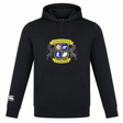 The Winchester Cannons Club Lightweight Hoodie by WRS Canterbury is a black hoodie with a colorful crest on the chest and a white Canterbury logo on the left sleeve—a highlight of the Canterbury Club collection.