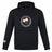 The Society of Iowa Rugby Referees Club Lightweight Hoodie by Canterbury is a black, custom-made hooded sweatshirt featuring a round logo with two pink flowers and the text “S.I.R.R. Schools of Iona Rugby Fide et Fortitudine.” This lightweight hoodie by WRS Canterbury also includes the Canterbury Club logo on the left sleeve.