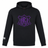 Black Western Carolina University Club Lightweight Hoodie by Canterbury featuring a purple rugby crest on the chest and a white logo on the right sleeve.