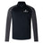 Introducing the Eastside Lions Women's Elite First Layer by Canterbury from EMB Canterbury. This stylish black and gray quarter-zip jacket displays the "Eastside Lions Youth Rugby" logo on the upper left chest. It's crafted with honeycomb fabric for superior comfort and incorporates VapoDri technology to enhance moisture-wicking, keeping you dry.