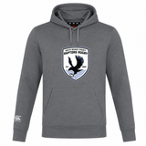 Introducing the South Orange County Raptors Club Lightweight Hoodie by Canterbury—crafted by WRS Canterbury, this gray hoodie features a “South Orange County Raptors Rugby” crest with an eagle and “EST. 2005” on the chest, custom made for Canterbury Club, and finished with the Canterbury logo on the left sleeve.