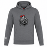 The Birmingham Iron Women's Football Club Lightweight Hoodie by WRS Canterbury features a knight and sword chest graphic, Canterbury branding on the sleeve, and offers custom comfort and style.
