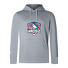The SWFL Lady Hammerheads Club Lightweight Hoodie by WRS Canterbury features a custom logo and stylized hammerhead shark on light gray fabric—perfect for Canterbury fans.