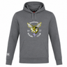 The Hornets Rugby Club 1977 Club Lightweight Hoodie by Canterbury, from WRS Canterbury, is a gray lightweight hoodie custom made for Canterbury Club. It features a large hornet logo and the text "hornets RUGBY CLUB 1977" on the chest, along with a Canterbury logo on the left sleeve.